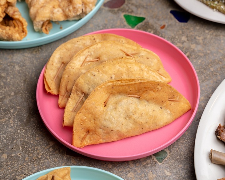 Tacos Dorados: Papa/Chorizo