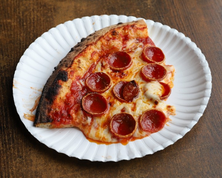 One Slice Of Pioneer Pepperoni Pizza