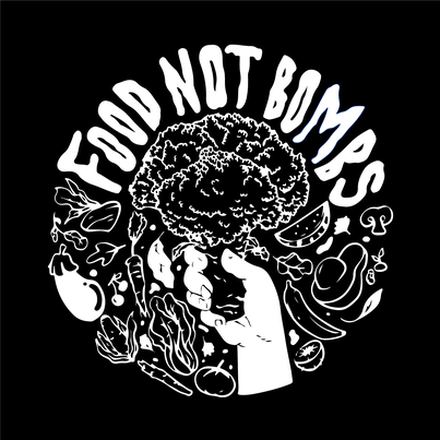 Food Not Bombs Fundraising Sticker