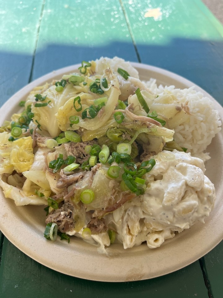 KALUA PIG AND CABBAGE PLATE