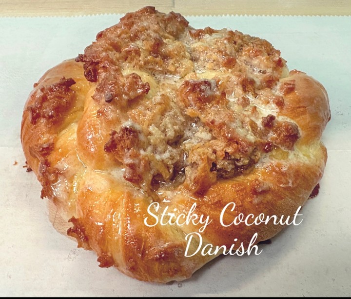 Sticky Coconut Danish