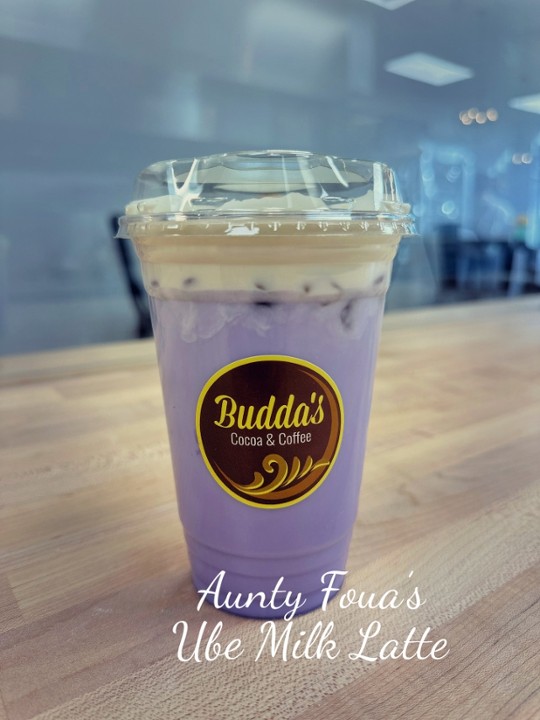 Aunty Foua's Ube Milk Latte