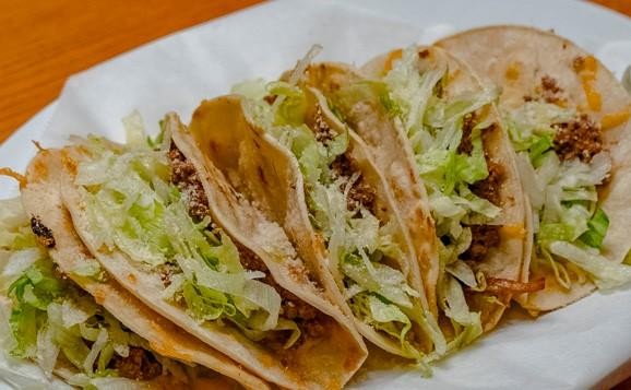 Shredded Chicken Six-pack tacos