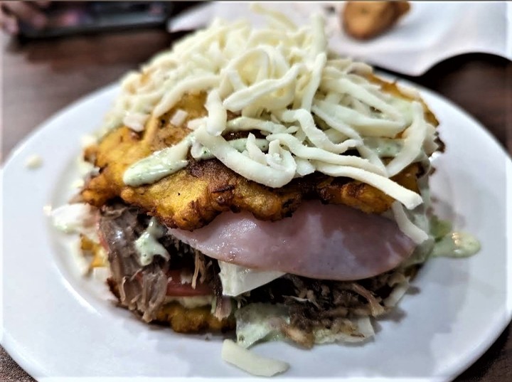 PATACON DE PECHUGA DE POLLO