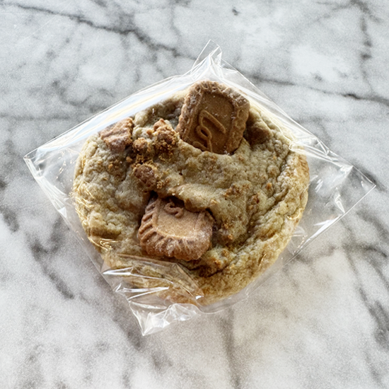 Lotus Biscoff Stuffed Chunk Cookie