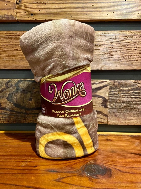 Wonka Chocolate Bar Blanket