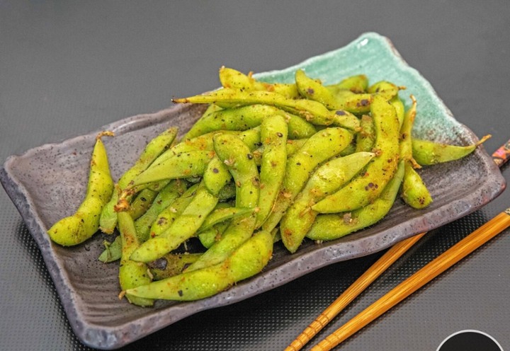 Grilled Edamame