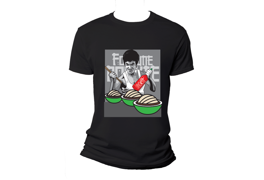 Bruce Lee Inspired Sriracha T-Shirt