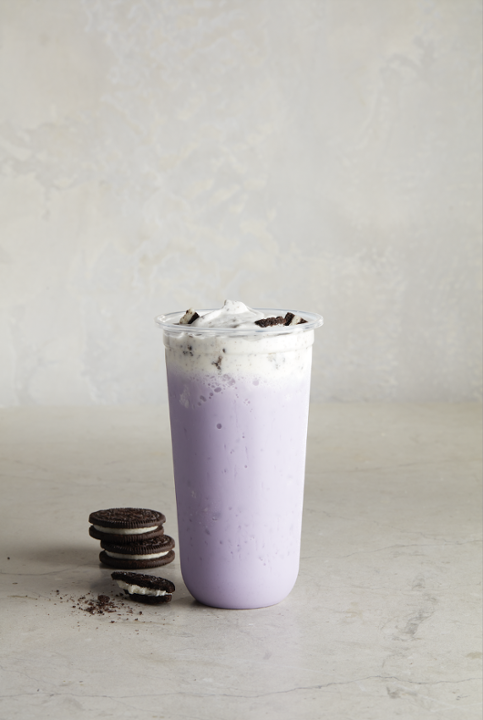 Taro Slush W Oreo Foam