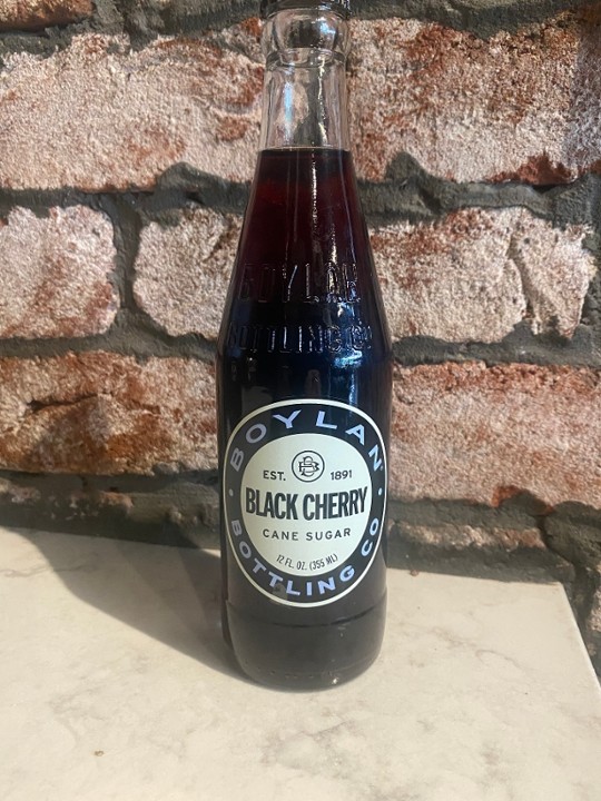 Boylans Black Cherry cane soda