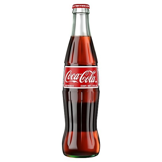 Glass bottle Coke