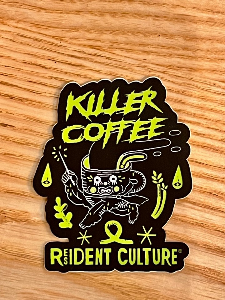 Killer Coffee Sticker