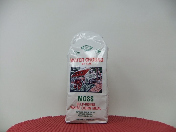 2lb Moss Self-Rising White Corn Meal