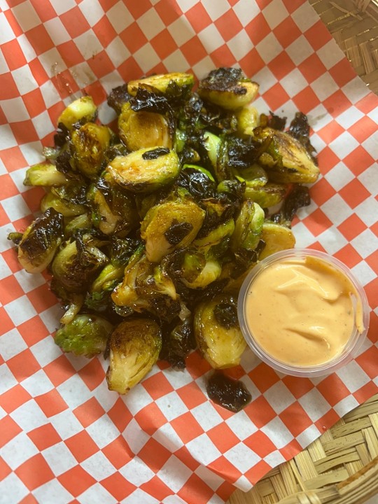 Spicy Fried Brussel Sprout