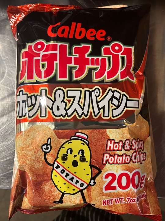 Calbee Hot & Spicy Flavor Chip (Value Pack 7 oz)