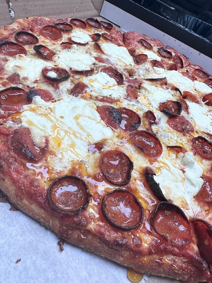 Large Pepperoni and Ricotta Pizza