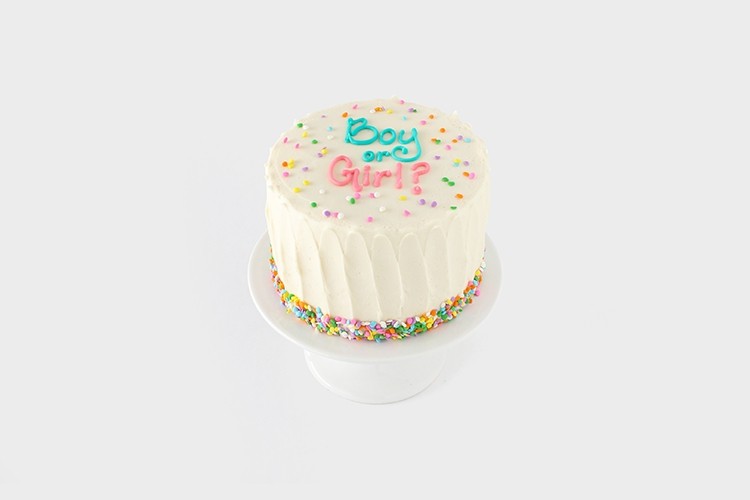 Gender Reveal Celebration Cake