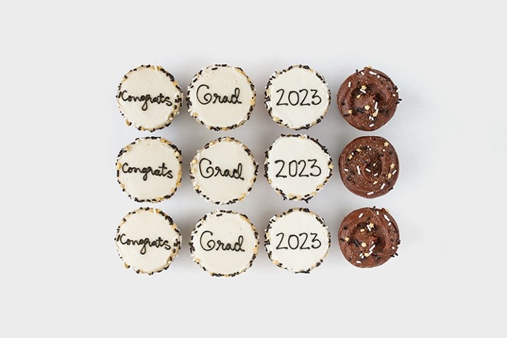 Congrats Grad Cupcake 12-box