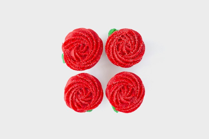 Derby Rose Cupcakes