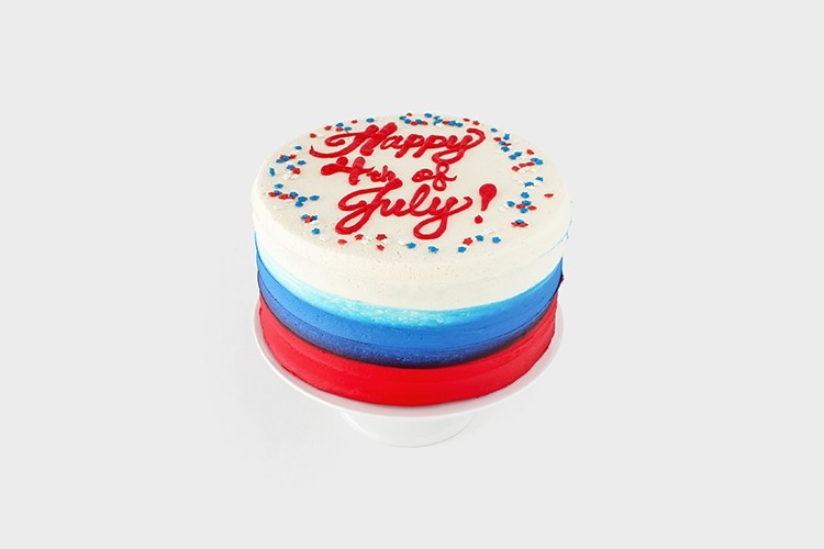 4th of July Ombre Cake