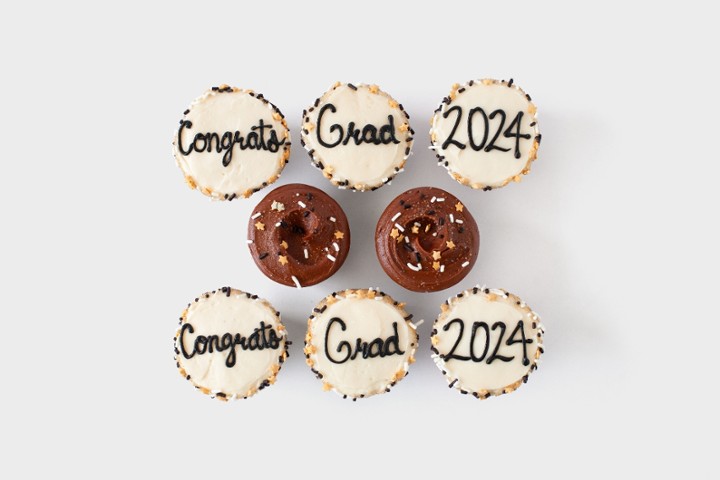 Congrats Grad Cupcake 8-box