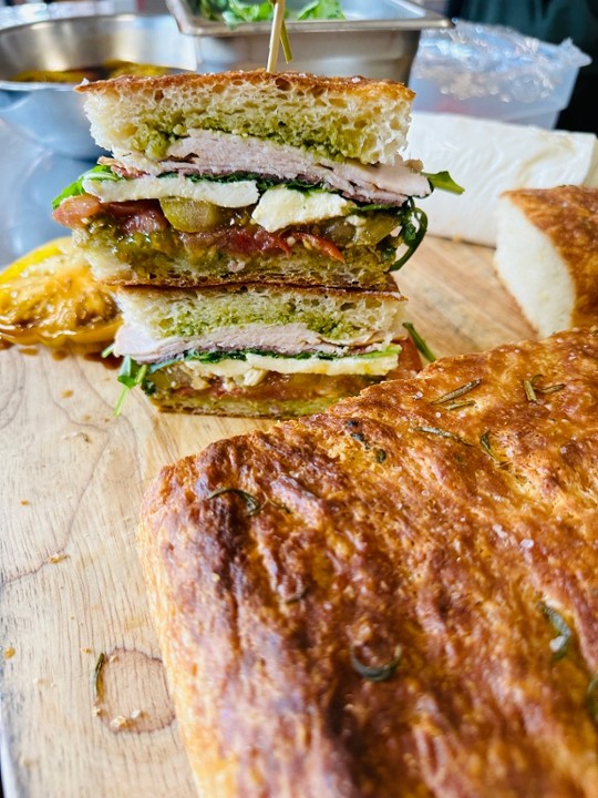 SALTY ITALIAN ON FOCACCIA