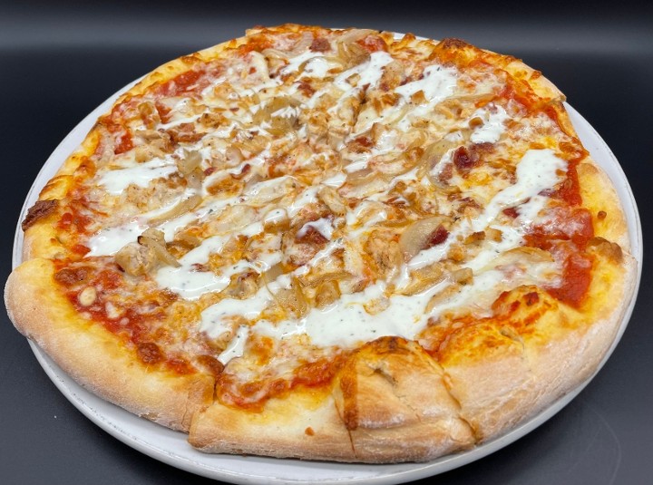 Chicken Bacon Ranch Pizza