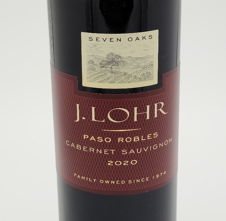 J Lohr Seven Oaks Cabernet Sauvignon Paso Robles 2020 (1/2 bottle)