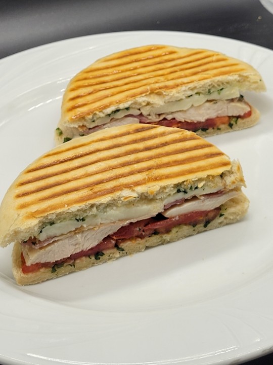 Chicken pesto panini