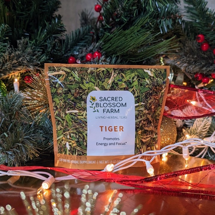Tiger- Sacred Blossom Herbal Tea Blend 2oz Bag