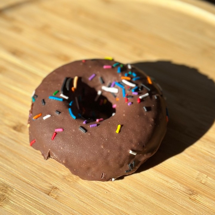 Vegan Double Chocolate Donut (Gluten Free & Vegan)