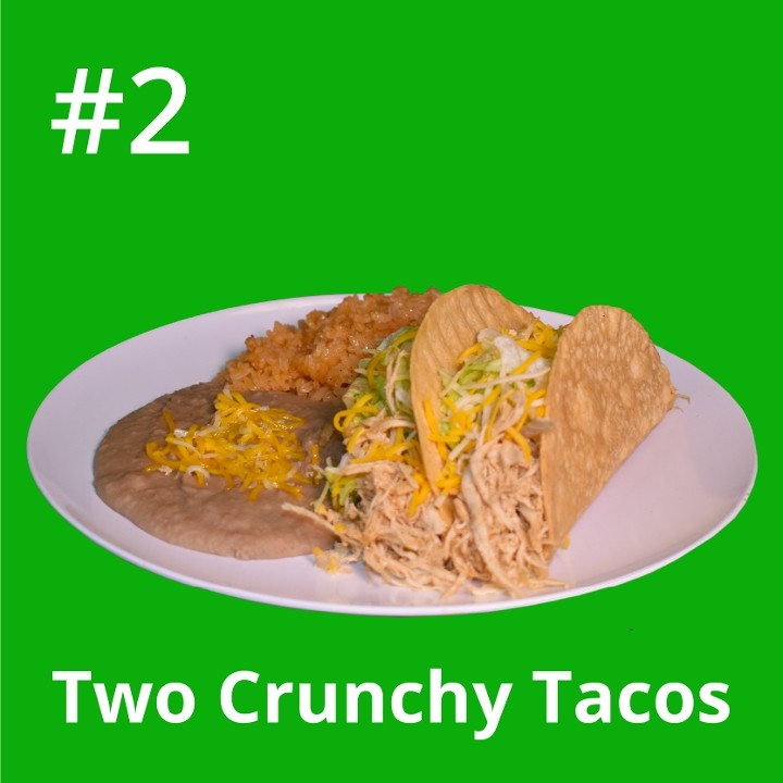 Combo #2 Crispy Tacos