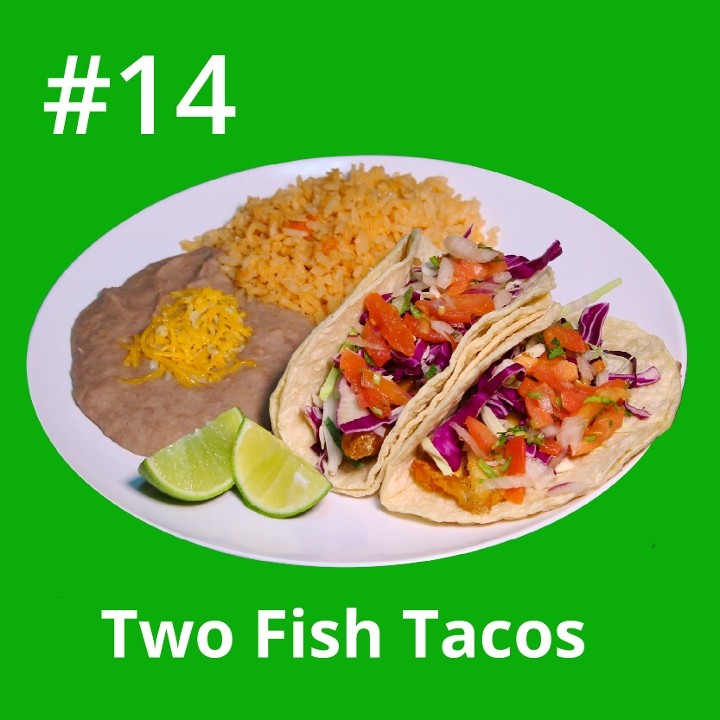 Combo #14 Fish Tacos