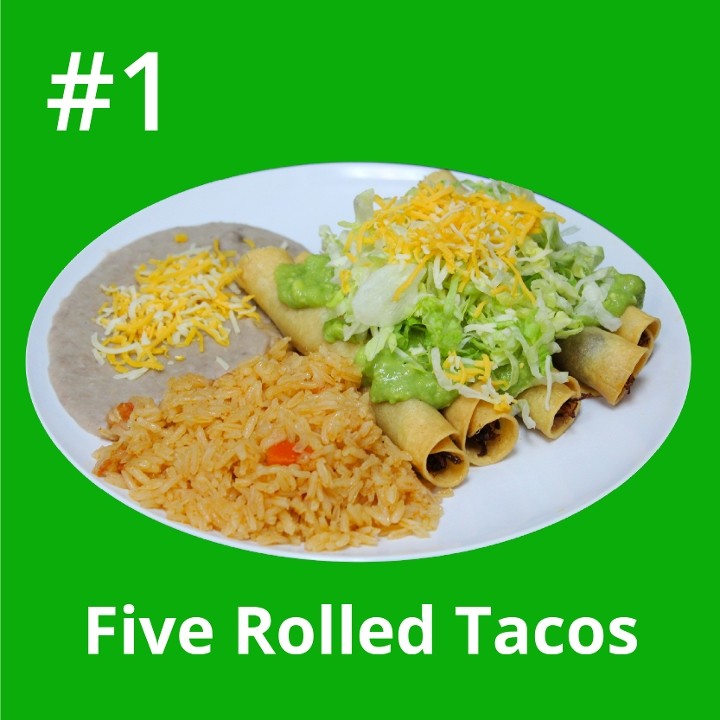 Combo #1 Rolled Tacos