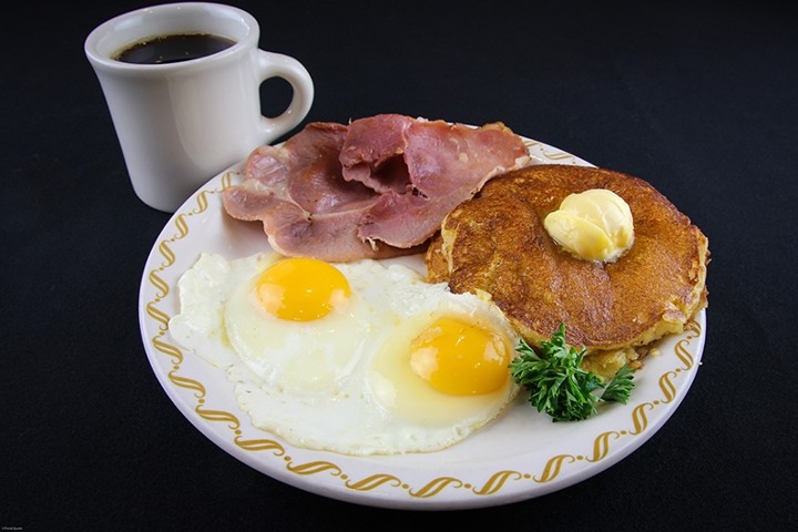 Country Ham & Corn Cake Special