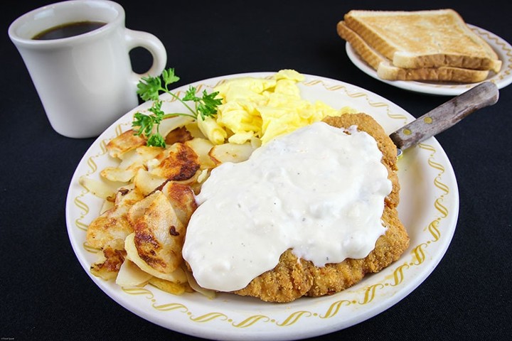 Chicken Fried Chicken & Eggs