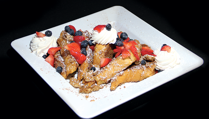 Crunchy Granola French Toast with Berries