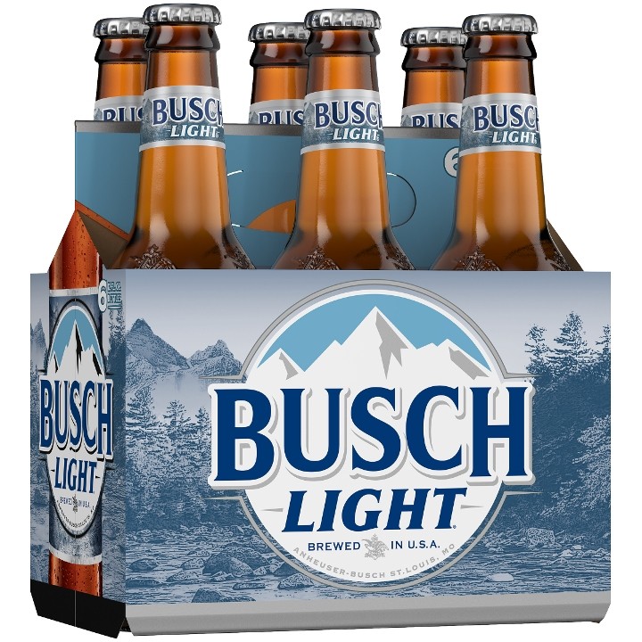 Busch Light 6 Pack Bottles