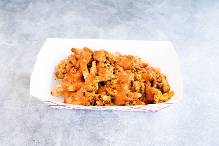 CHICKEN KEEMA MAKHANI FRIES