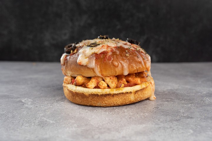 PIZZA CHICKEN BURGER