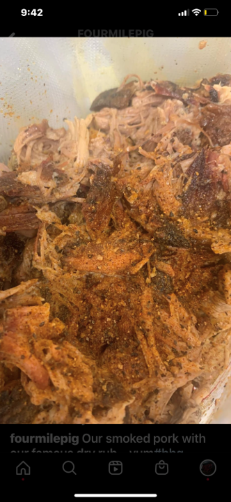 Pulled Pork by the LB.