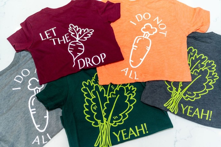 "Kale Yeah" Grey with GREEN lettering