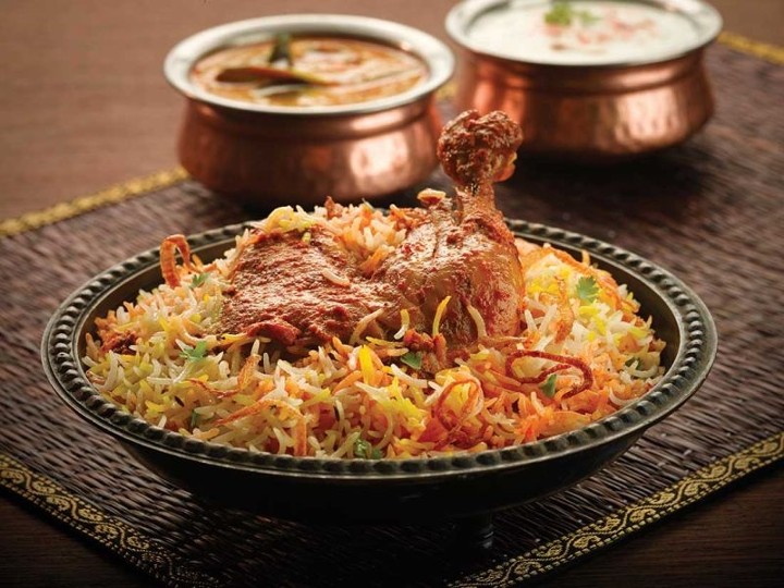 Hyderabadi Chicken Dhum Biryani