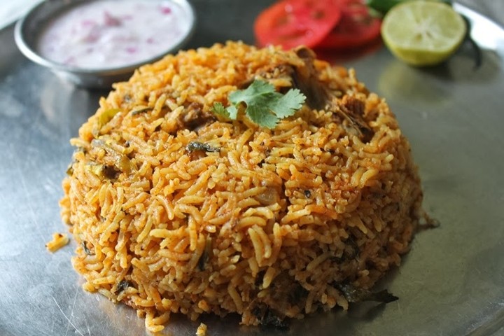 Thalpakatti Chettinad Goat Biryani