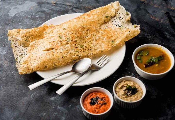 Onion Rava Dosa