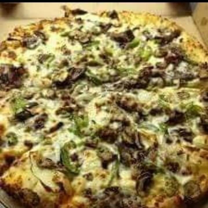 10" PHILLY CHEESE STEAK PIZZA