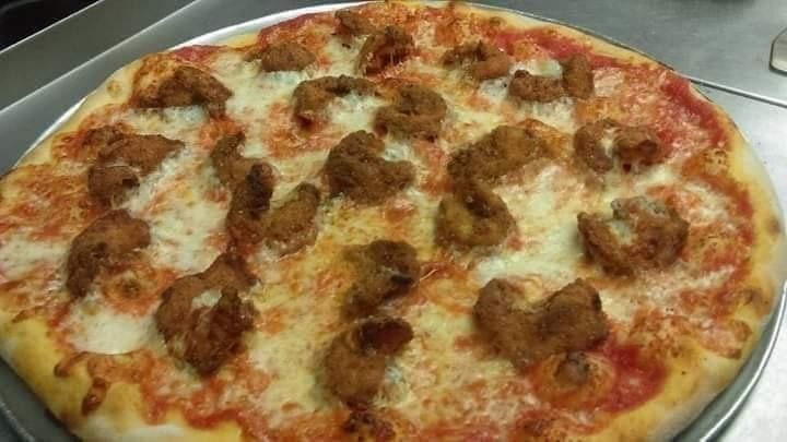 10" SHRIMP PARMESAN PIZZA