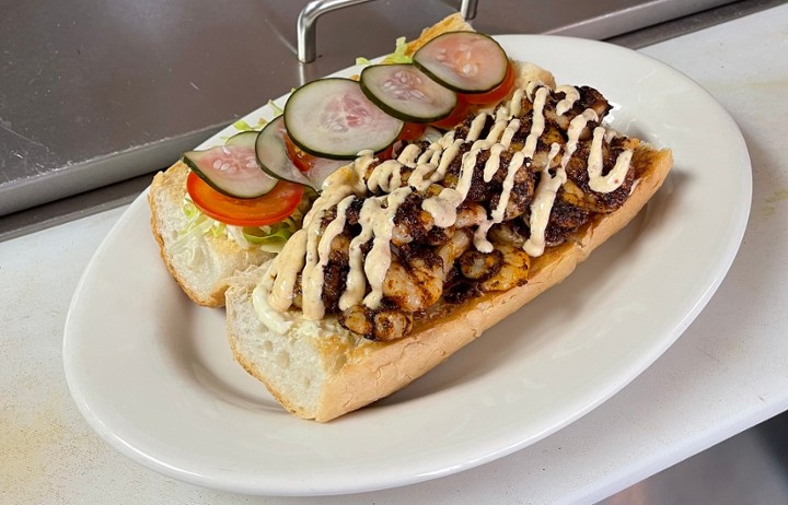 Poboy Blackened Shrimp