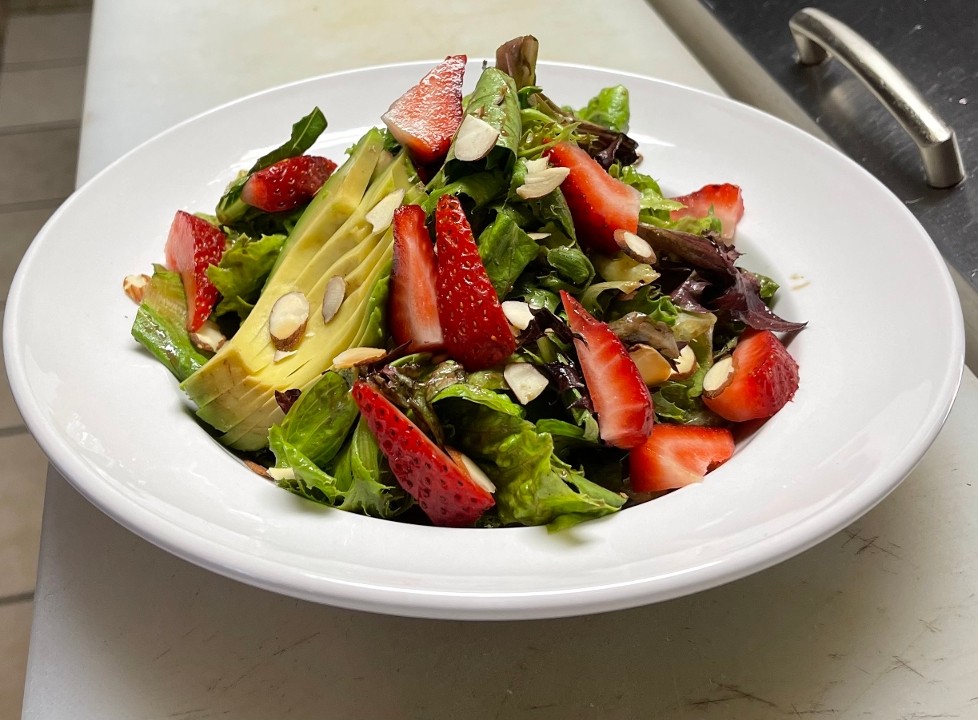 Strawberry Or Blueberry Almond Salad