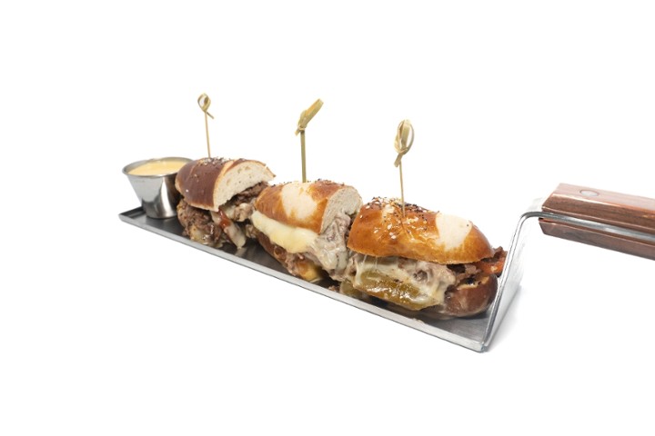 Philly Cheesesteak Sliders